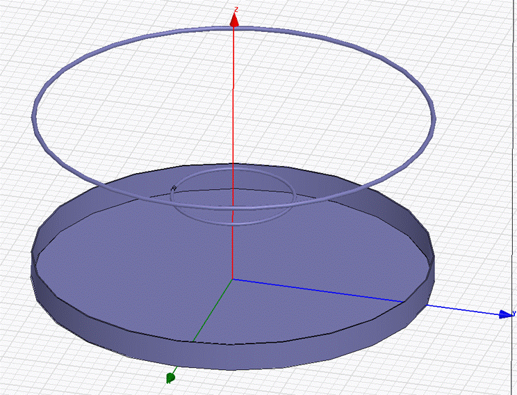 432 MHz moified BFR loop feed choke model