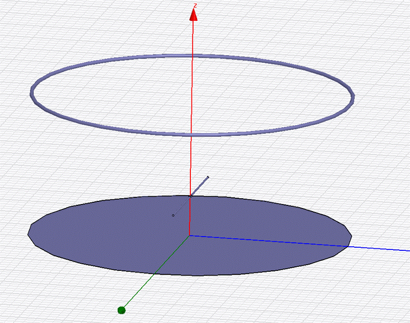 432 MHz single dipole BFR feed model