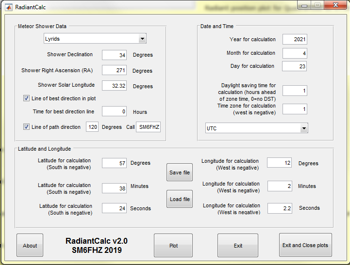 RadiantCalc 2.0 GUI