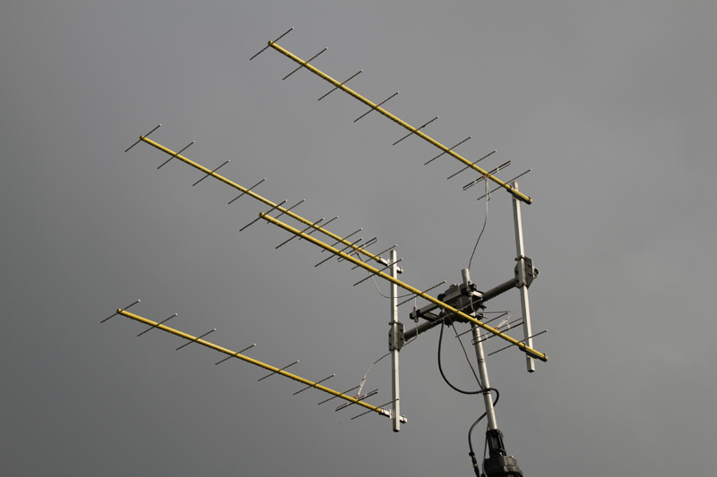 SM6FHZ 4x9el 432 MHz yagi array